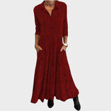 Lívia | Vestido Midi Fluido con Estampado