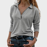 Dulce | Suéter de Punto Fino con Cremallera