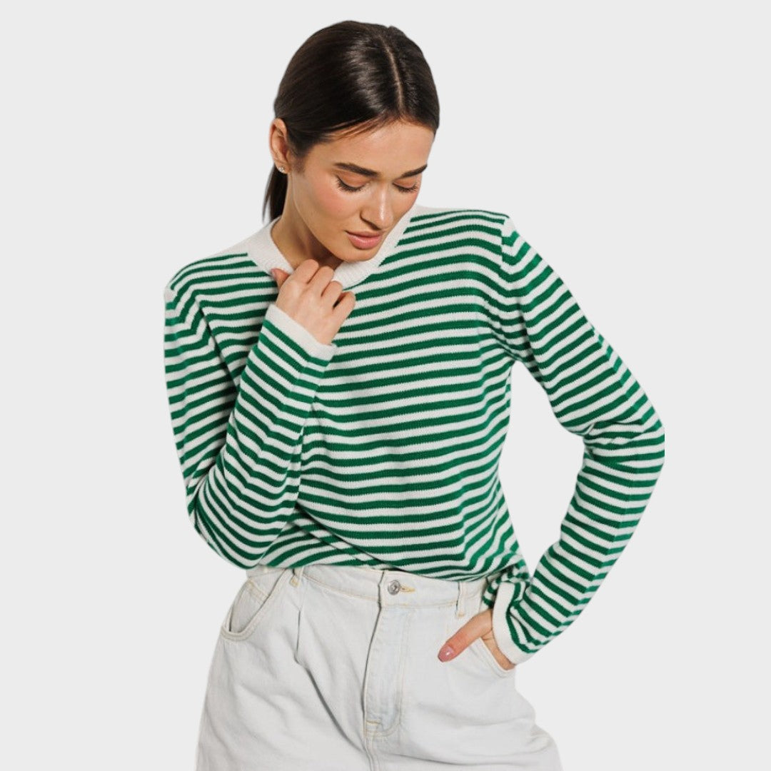 Francisca | Suéter de Manga Larga a Rayas