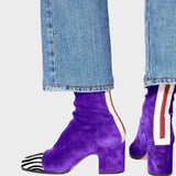 Savannah | Botas de Ante con Estampado Leopardo