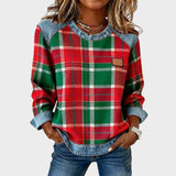 Iva | Suéter con Detalles en Denim