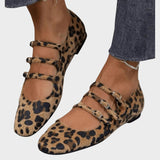 Poliana | Bailarinas con Estampado de Leopardo