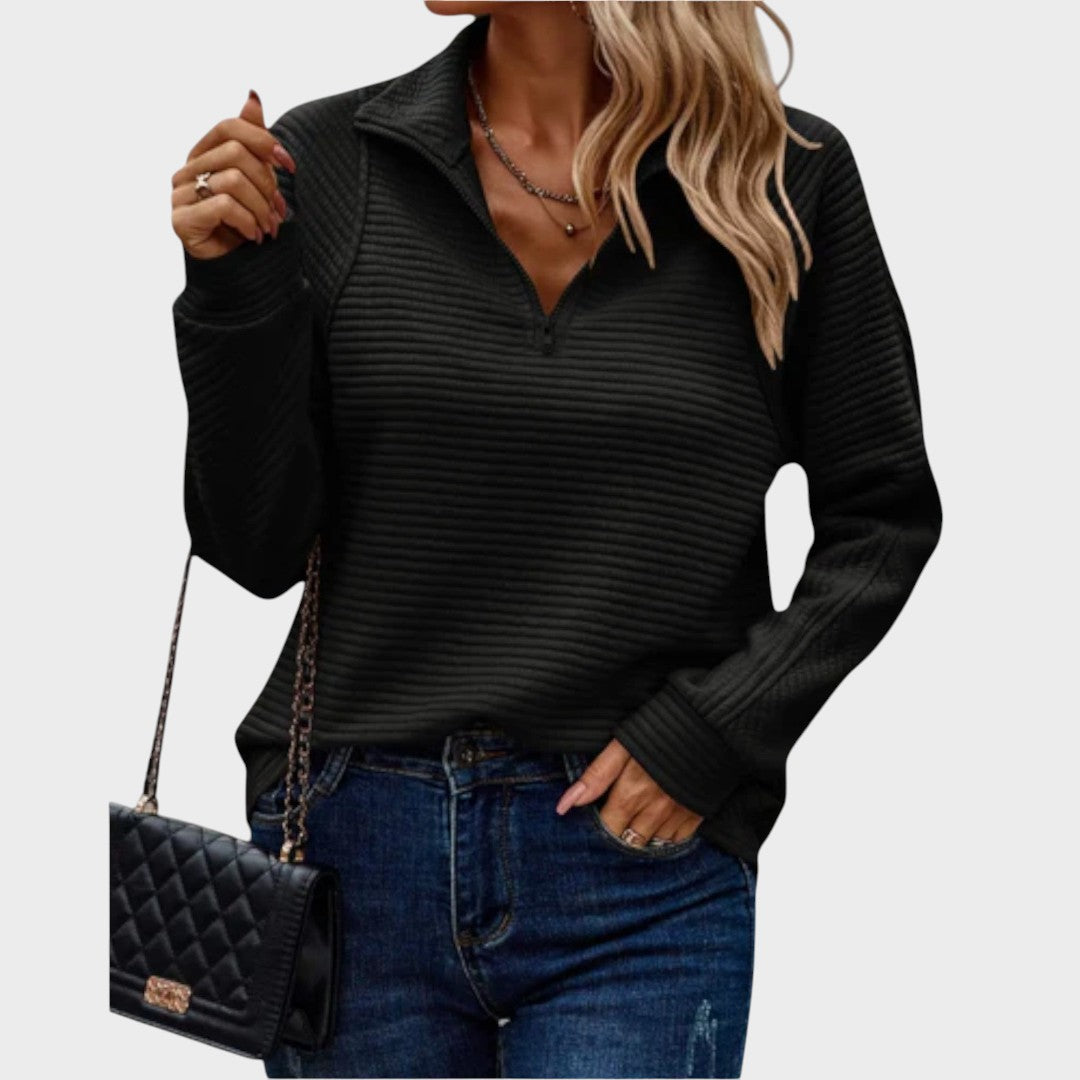 Cíntia | Suéter con Cremallera