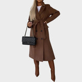 Gina | Abrigo Largo Con Solapas y Botones