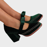 Alessia | Mocasines de Terciopelo