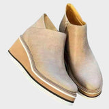 Vina | Botines de Piel con Plataforma