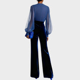 Grimelda | Mono de Terciopelo con Escote en V