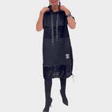 Kiva | Vestido con Lentejuelas y Capucha