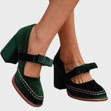 Alessia | Mocasines de Terciopelo