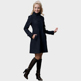 Mila | Abrigo por el Rodilla