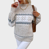 Emma | Suéter con Patrón de Copos de Nieve