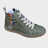 Lila | Botines con Cordones