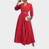 Margot | Vestido Largo Plisado