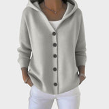 Naomi | Cárdigan de Punto con Capucha