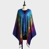 Filó  | Bufanda Multicolor con Flecos 2 en 1