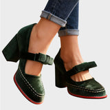 Alessia | Mocasines de Terciopelo