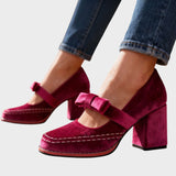 Alessia | Mocasines de Terciopelo