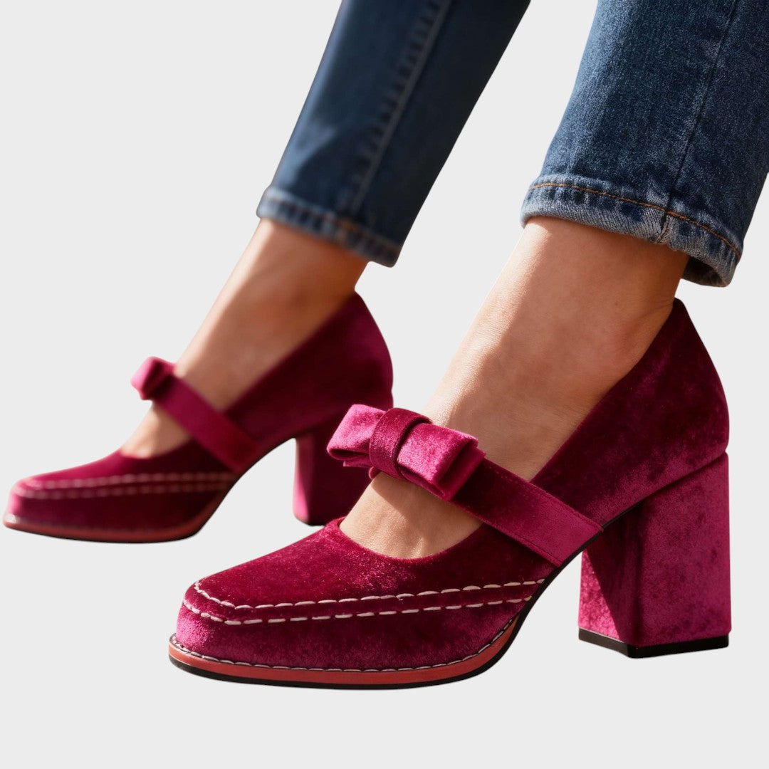 Alessia | Mocasines de Terciopelo