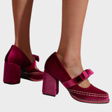 Alessia | Mocasines de Terciopelo