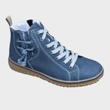 Lila | Botines con Cordones