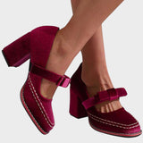 Alessia | Mocasines de Terciopelo