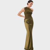 Asmine | Elegante Vestido de Un Solo Hombro