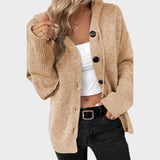 Amélia | Cardigan de Punto Suave con Capucha