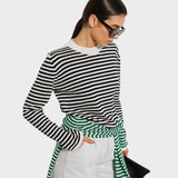 Francisca | Suéter de Manga Larga a Rayas