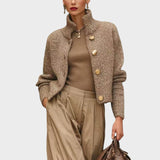 Violeta | Chaqueta Elegante Corto con Botones