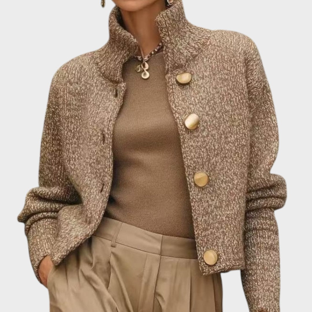 Violeta | Chaqueta Elegante Corto con Botones