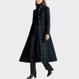 Valli | Abrigo Elegante de Cuadros Atemporal