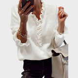 Liora | Cardigán de Punto con Fruncidos y Botones