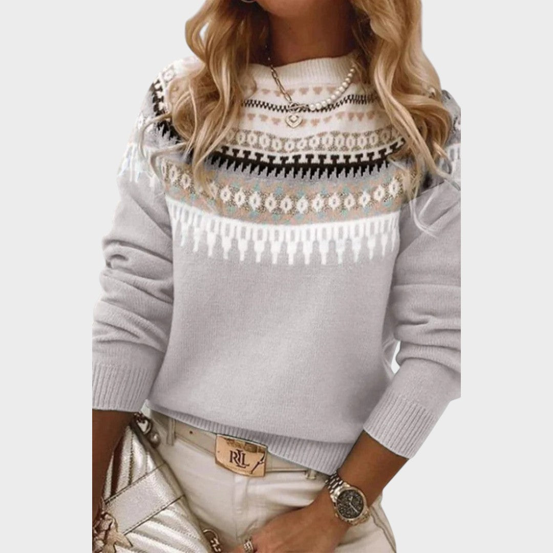 Gemma | Suéter de Cuello Redondo Texturizado