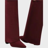 Lunara | Botas de Ante con Caña Alta