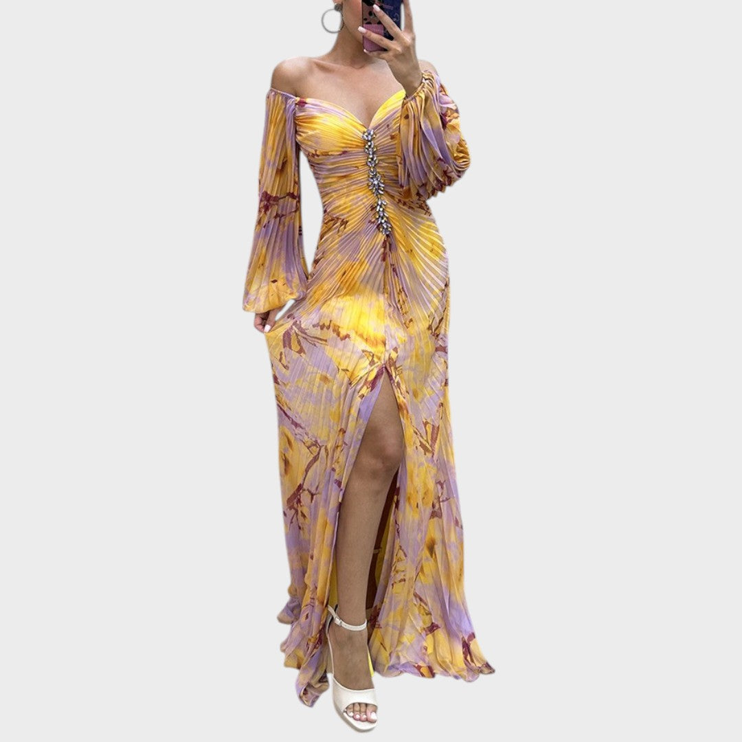 Cloé | Elegante Vestido Cuello Corazón