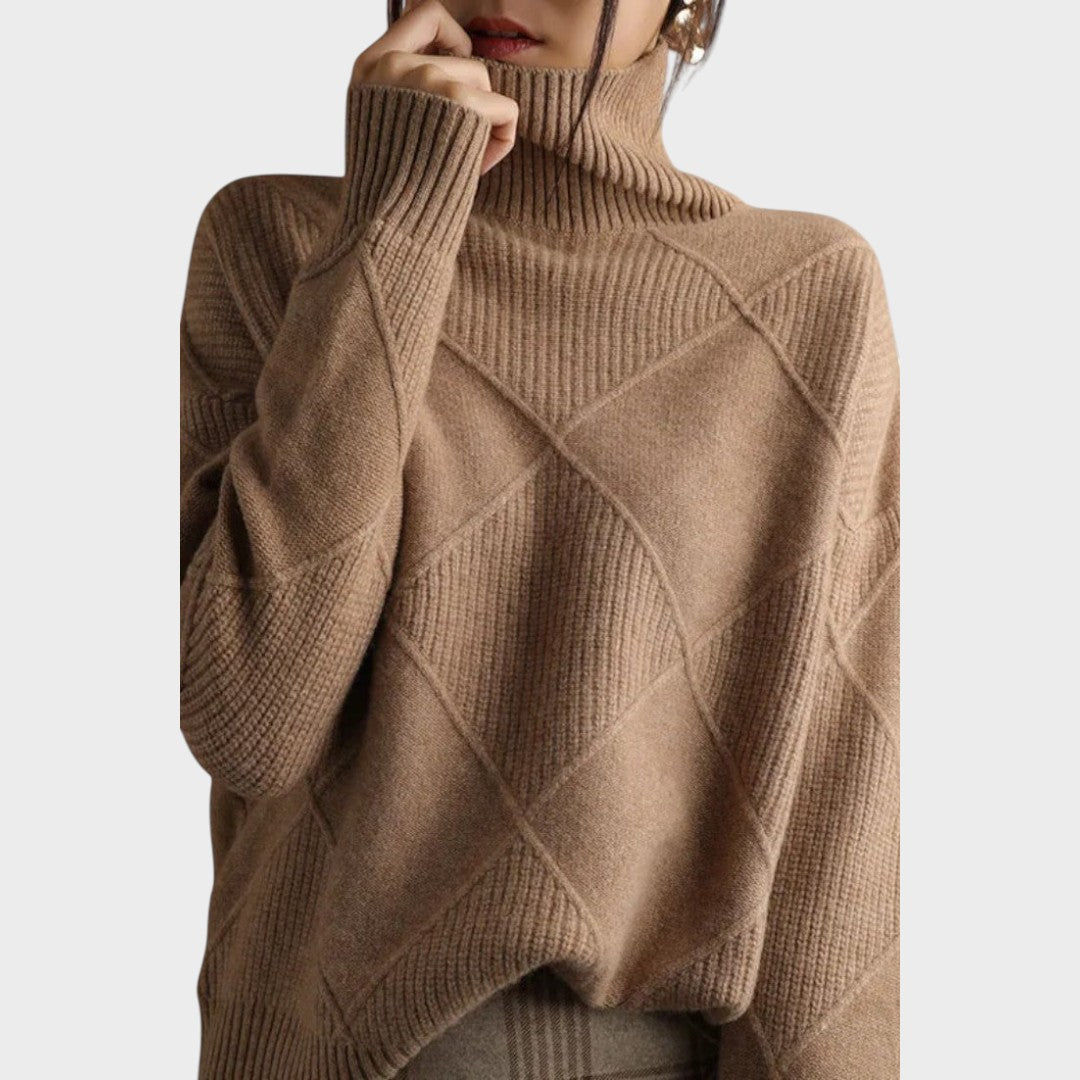 Zeza | Suéter  de Cuello Alto de Cachemira