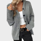 Amélia | Cardigan de Punto Suave con Capucha