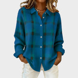 Rocío |  Cárdigan de Cuadros en Tejido de Punto