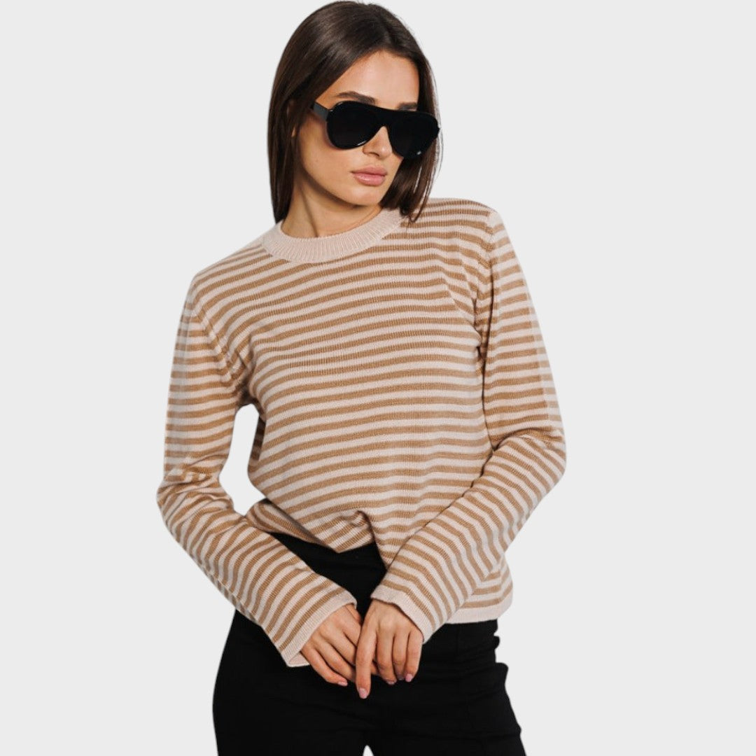 Francisca | Suéter de Manga Larga a Rayas