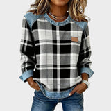 Iva | Suéter con Detalles en Denim