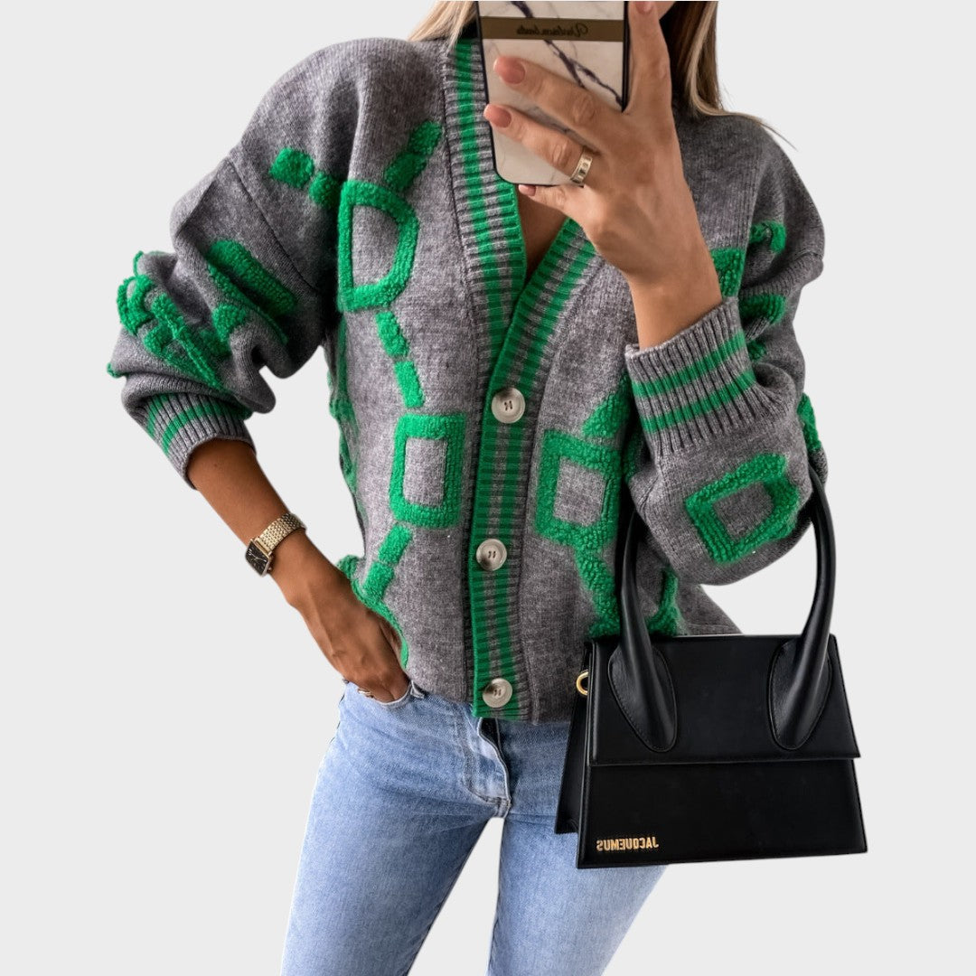 Louise | Cárdigan Midi de Punto