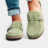 Elora | Zuecos Clásicos de Ante