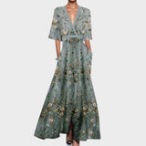 Emily | Vestido Floral Cuello V