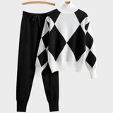 Mannu | Conjunto de Suéter y Pantalón de Malla Ligera