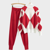 Mannu | Conjunto de Suéter y Pantalón de Malla Ligera