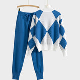 Mannu | Conjunto de Suéter y Pantalón de Malla Ligera