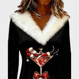 Rena | Vestido con Estampado Navideño