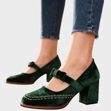 Alessia | Mocasines de Terciopelo