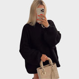 Carly | Suéter de Punto Oversized con Mangas Globo